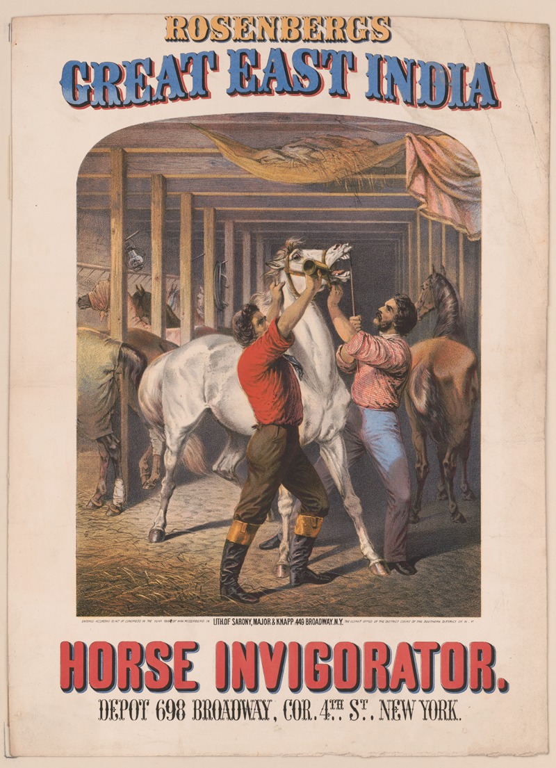 Sarony, Major & Knapp Lith. - Rosenberg’s great east India horse invigorator