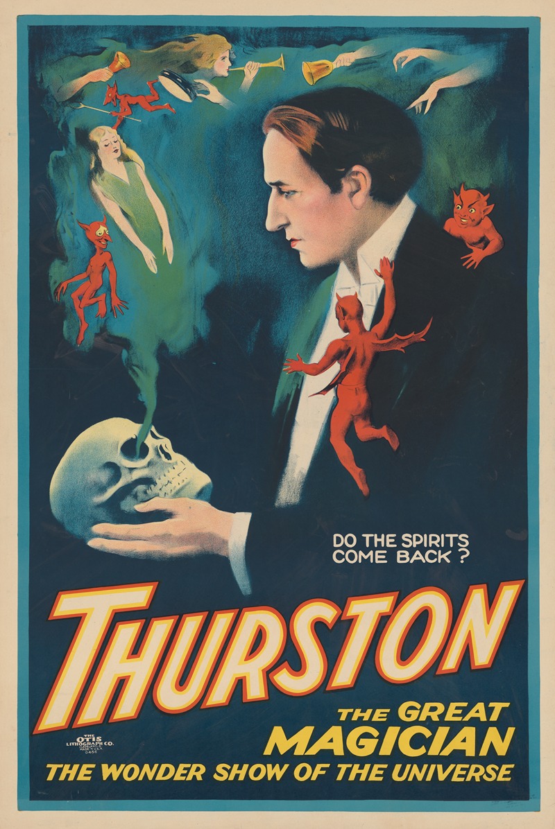 The Otis Lithograph Co. - Thurston the great magician the wonder show of the universe.