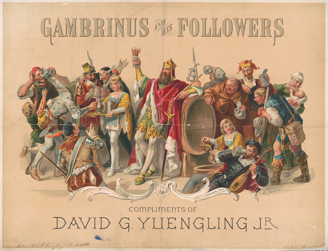 Wittemann Bros. - Gambrinus and his followers, compliments of David G. Yuengling, Jr.