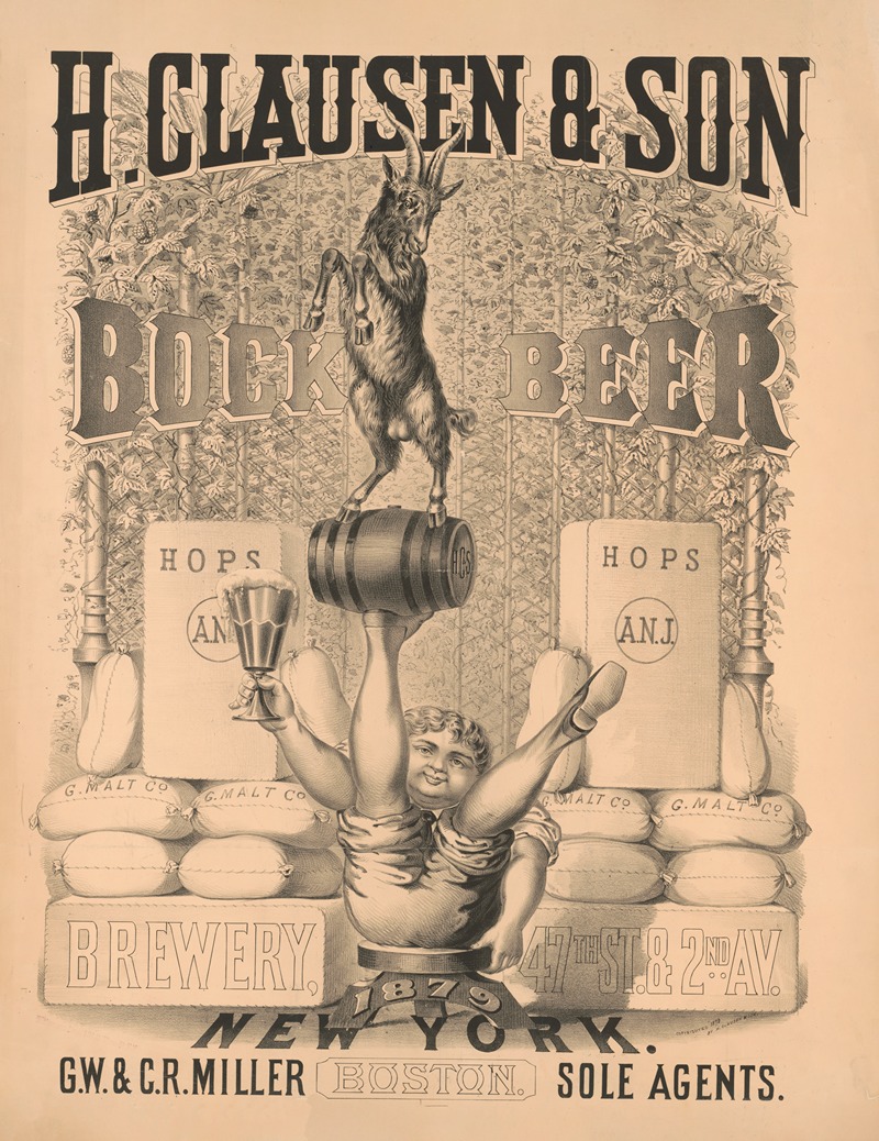 Wittemann Bros. - H. Clausen & Son brewery, 47th St. & 2nd Av. New York – bock beer