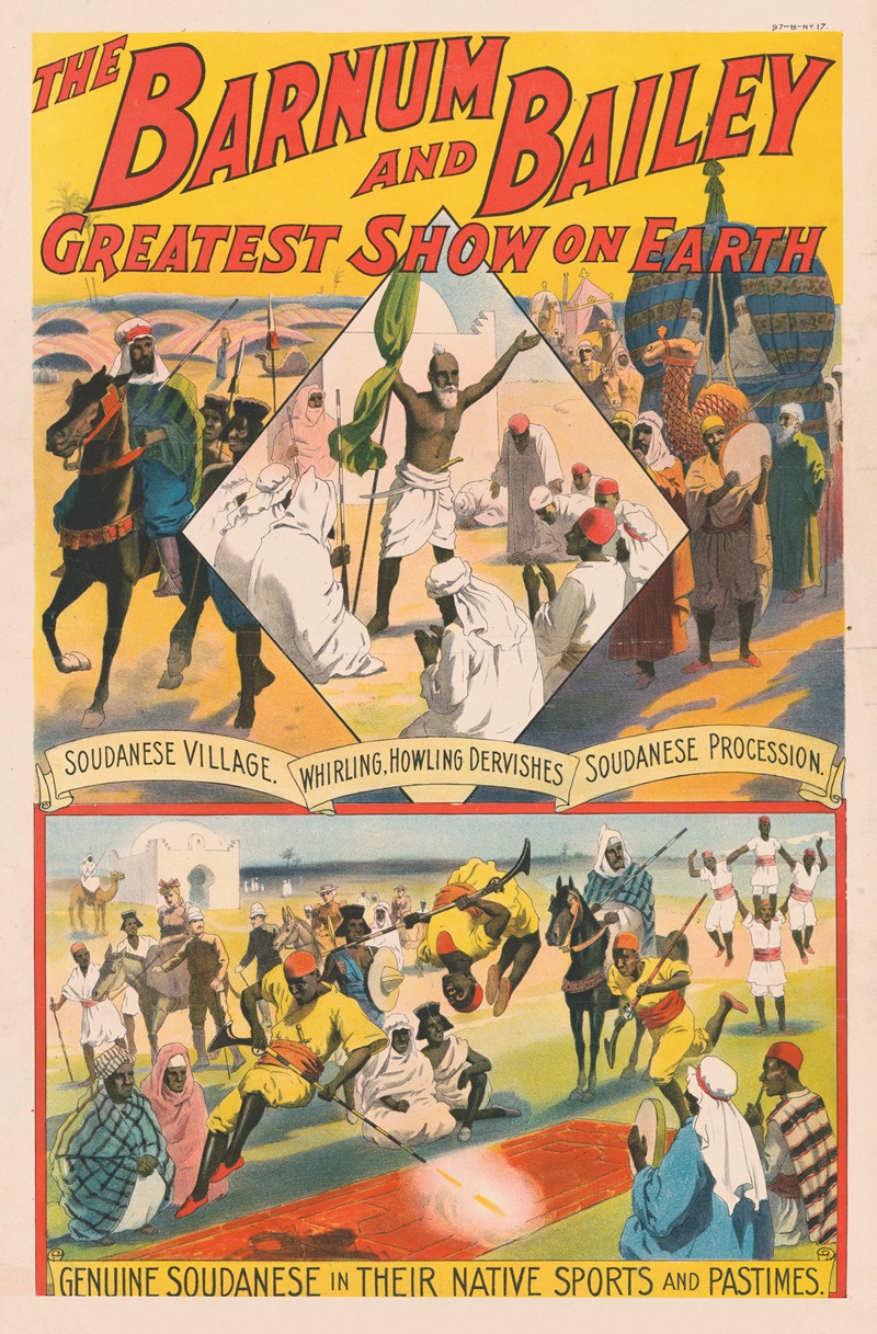 Strobridge & Co. Lith. - The Barnum and Bailey greatest show on earth