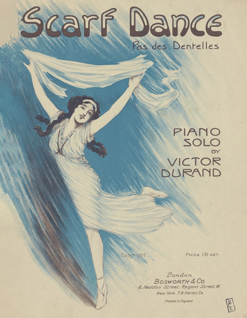 Anonymous - Scarf dance, pas des dentelles, piano solo by Victor Durand