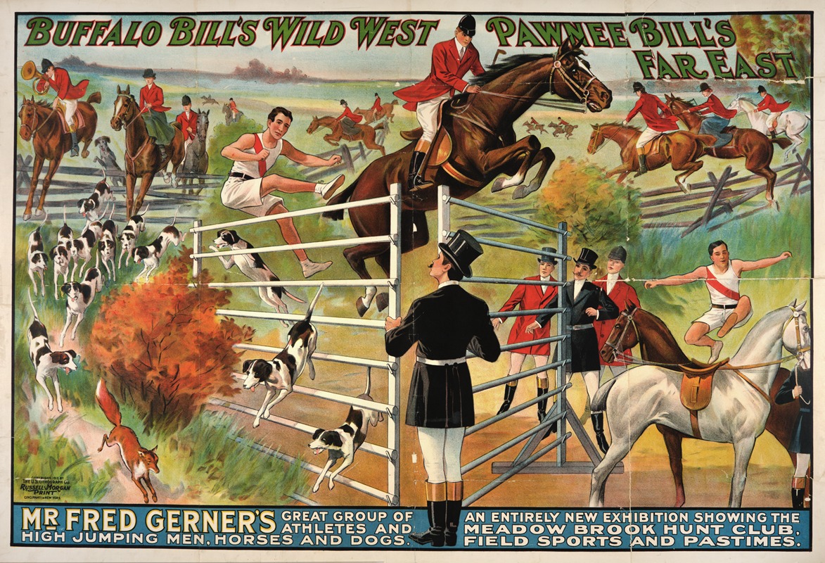 U.S. Lithograph Co. - Buffalo Bill’s wild west [and] Pawnee Bill’e far east poster