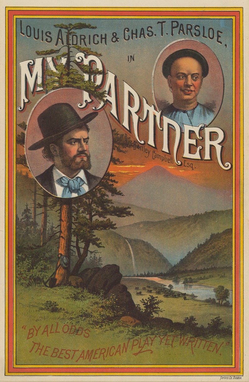 Anonymous - Louis Aldrich and Chas. T. Parsloe, in My partner, by Bartley Campbell