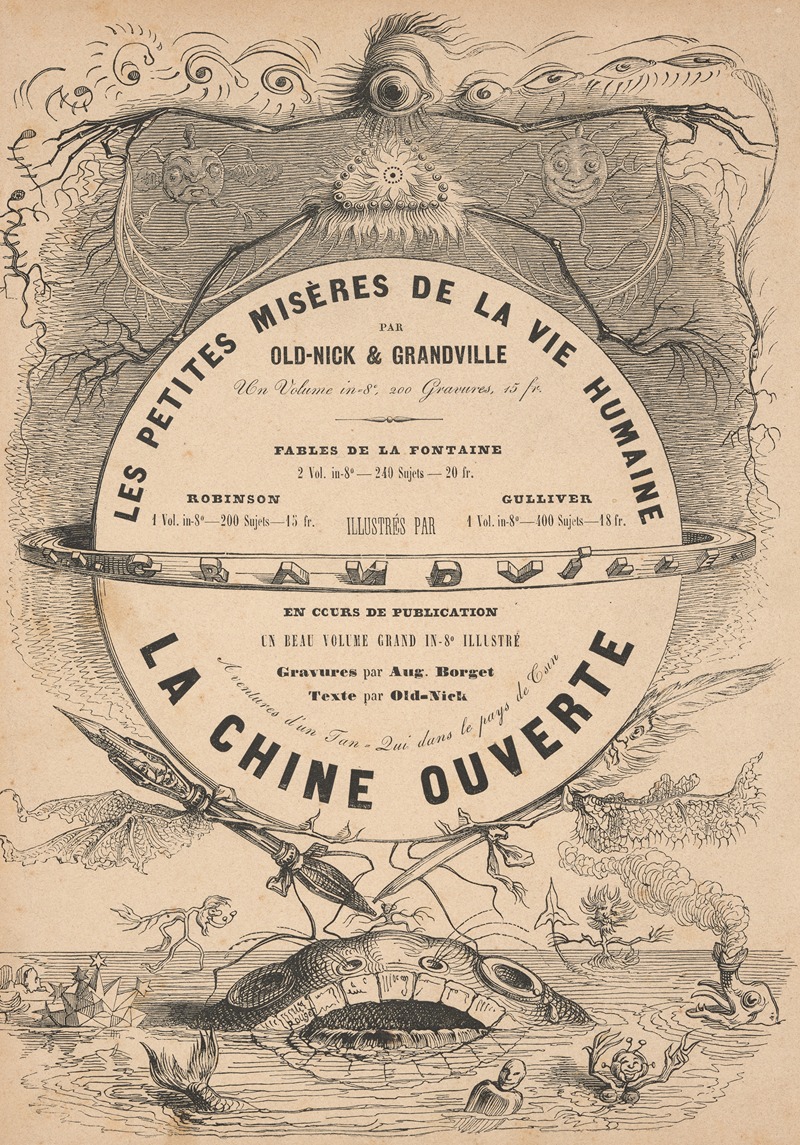 Auguste Borget - Les petites miseres de la vie humaine (The small miseries of human life)