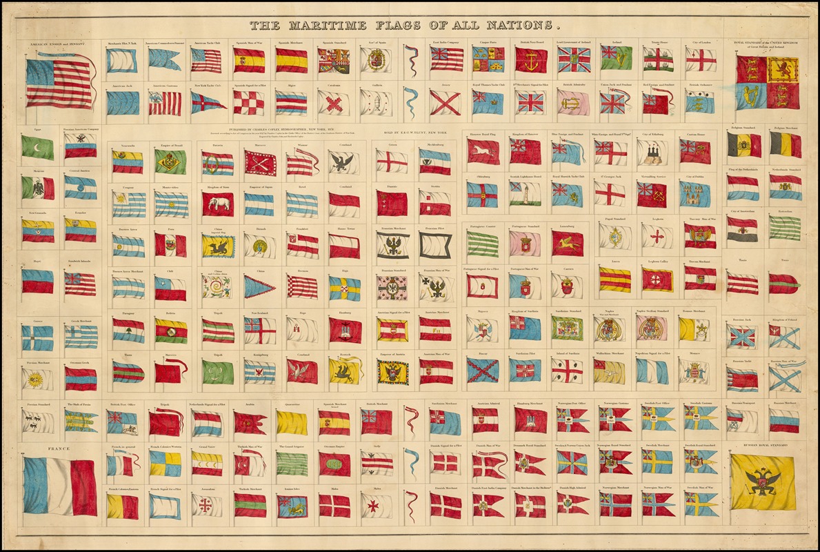 Charles Copley - The Maritime Flags of All Nations