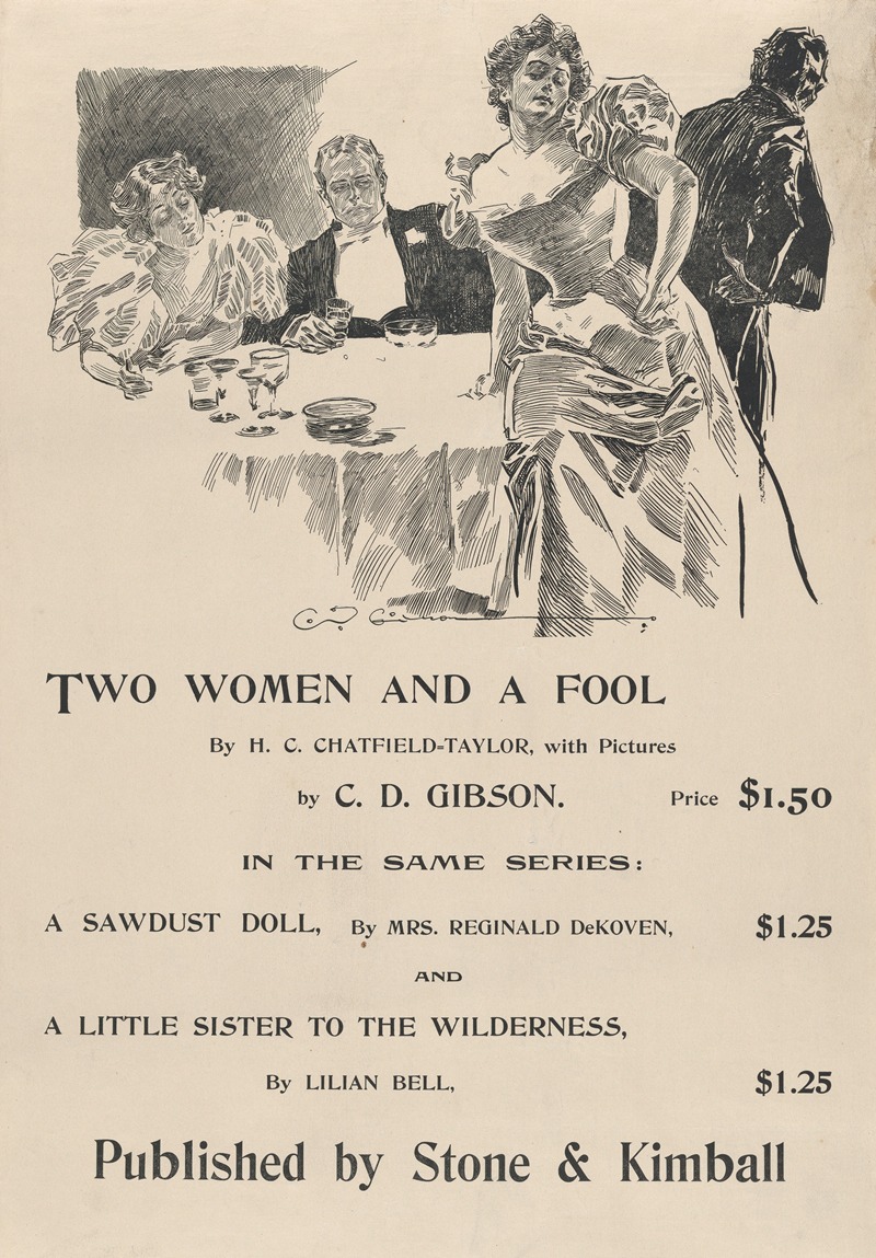 Charles Dana Gibson - Two Women and a Fool