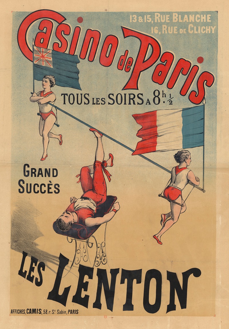 Imp. Camis - Casino de Paris… Les Lenton