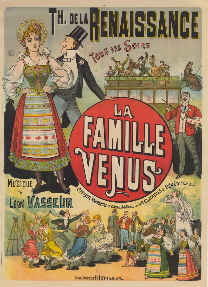 Imp. Charles Lévy - Théâtre de la Renaissance… La Famille Vénus