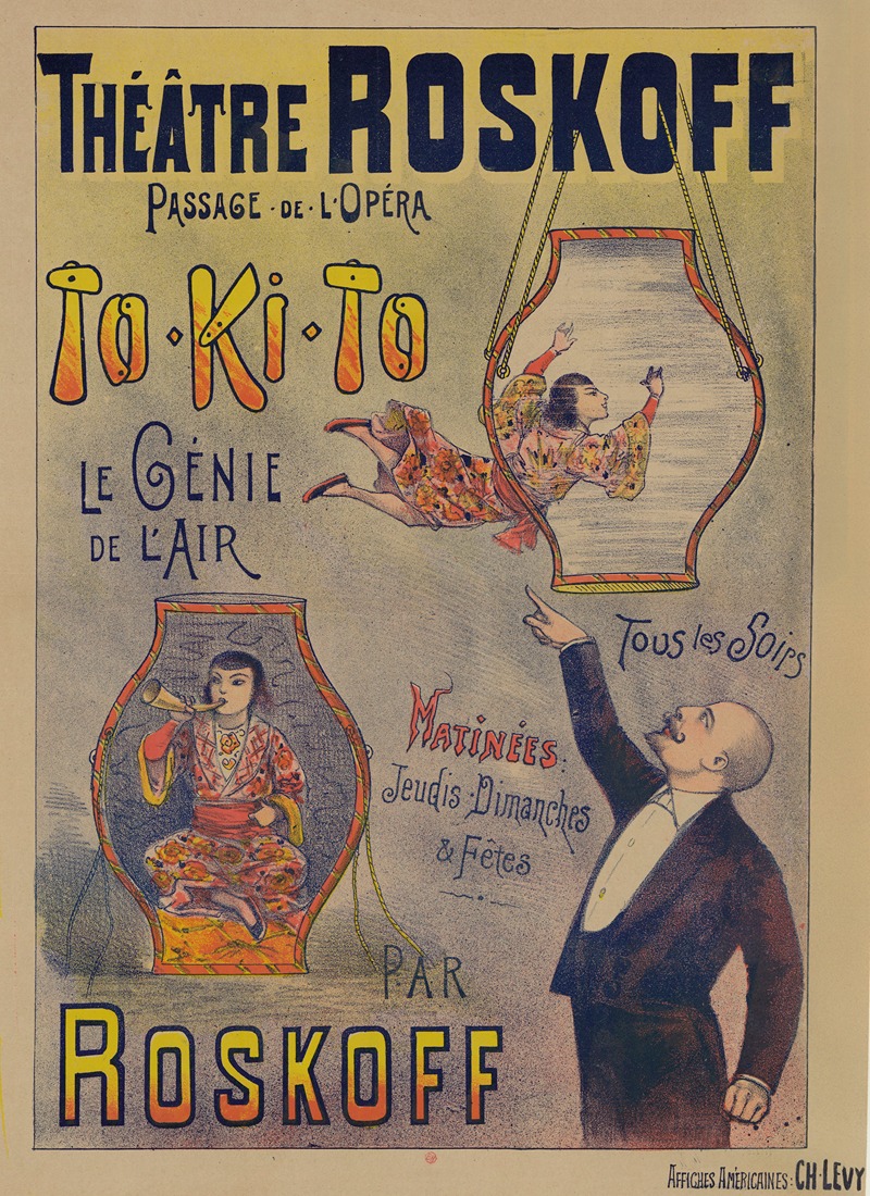 Imp. Charles Lévy - Théâtre Roskoff… To-Ki-To, le génie de l’air… Par Roskoff