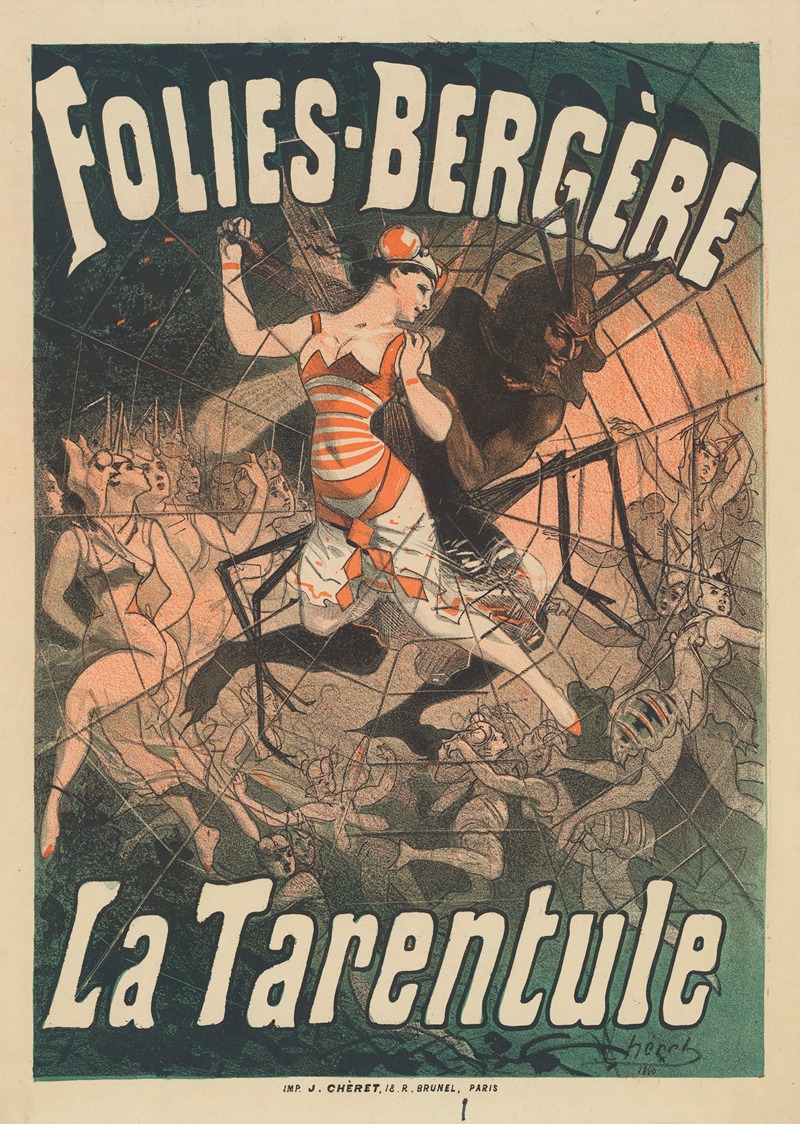 Jules Chéret - Folies-Bergère. La Tarentule