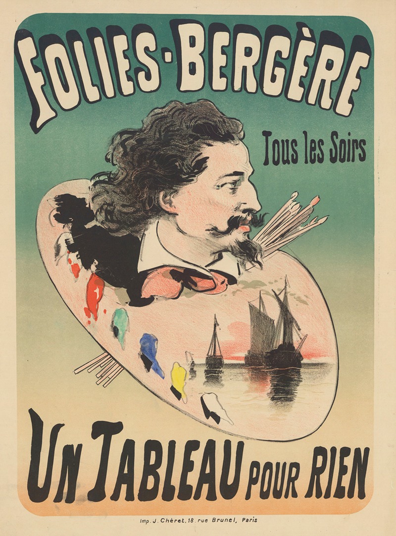 Jules Chéret - Folies-Bergère. Un tableau pour rien