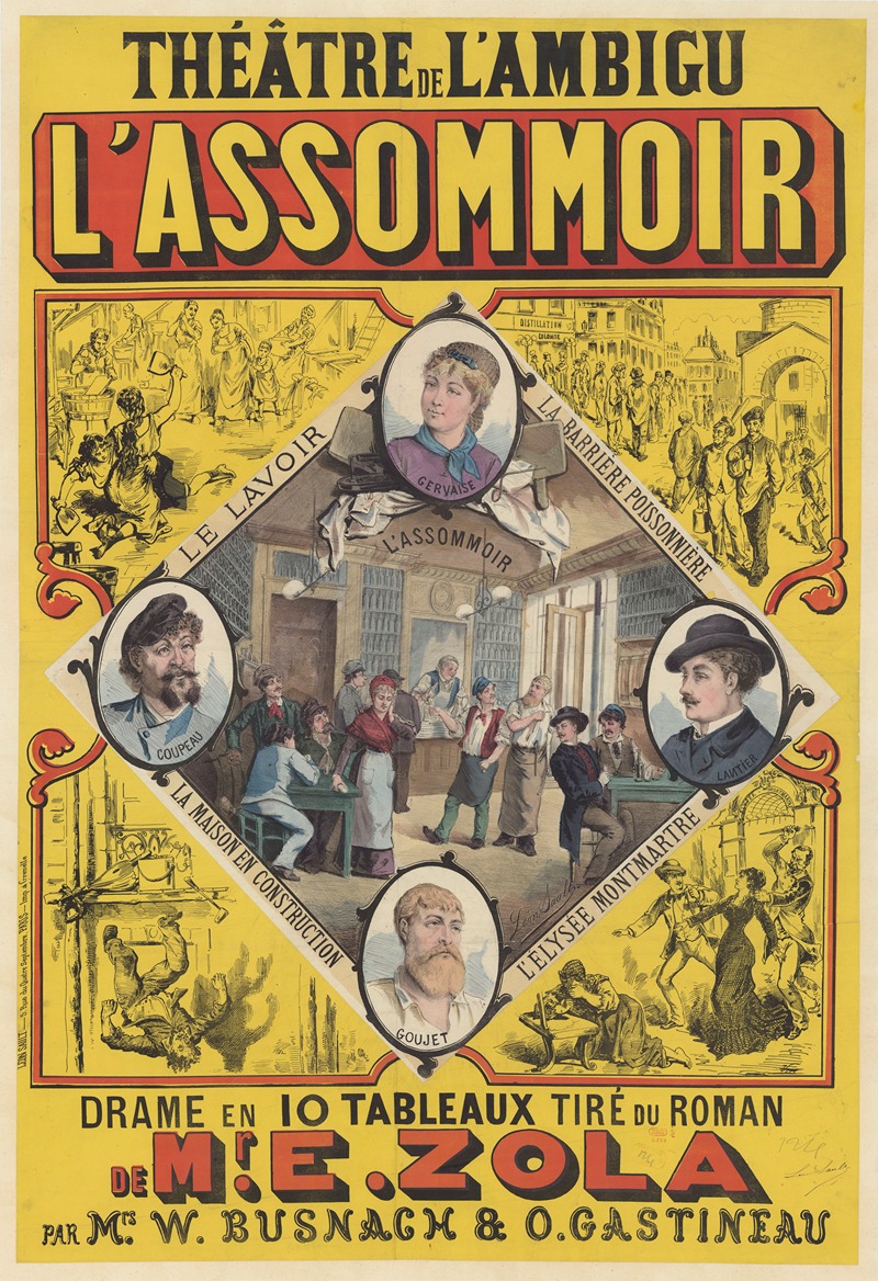 Léon Sault - Théâtre de l’Ambigu… L’Assommoir