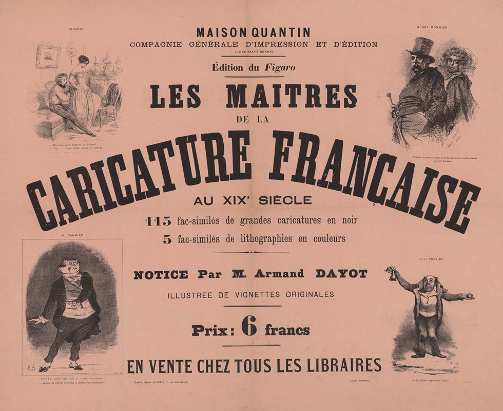 Anonymous - Maison Quantin… Les Maitres de la caricature française au XIXe siècle