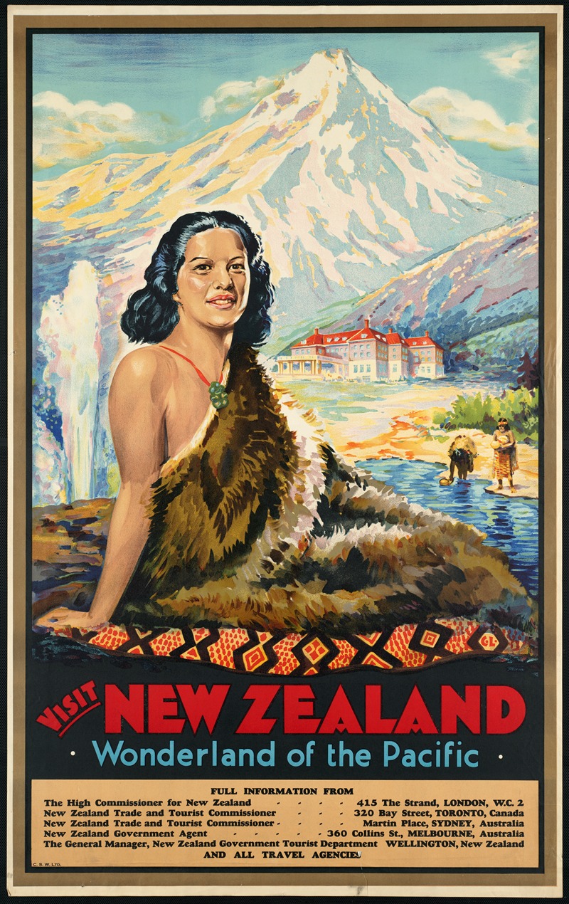 Anonymous - Visit New Zealand. Wonderland of the Pacific