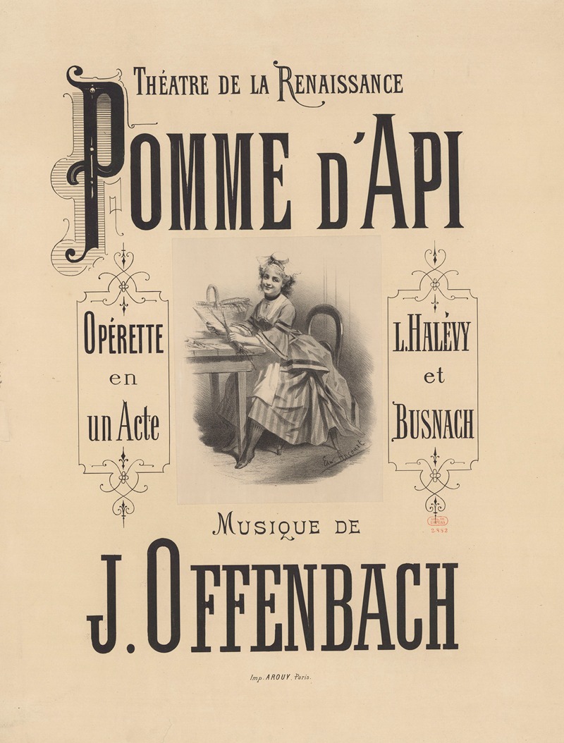 Edward Ancourt - Théâtre de la Renaissance. Pomme d’api