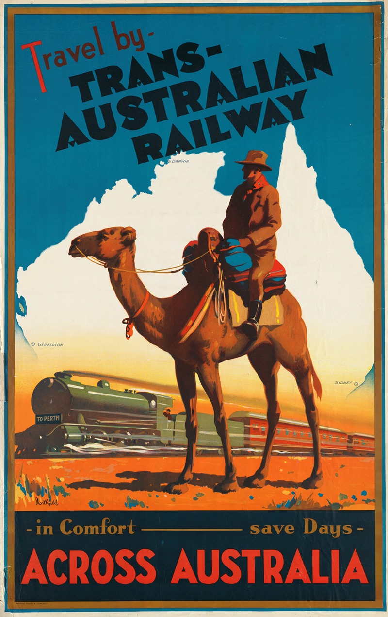 James Northfield - Travel by Trans-Australian Railway across Australia