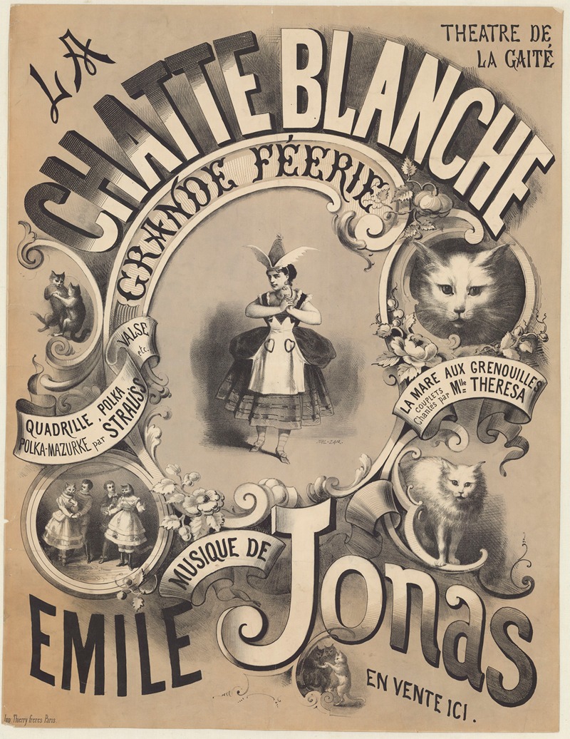 Tal-zar - Théâtre de La Gaîté. La Chatte blanche. Grande féerie