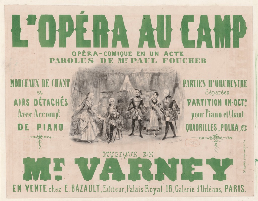 Victor Coindre - L’ Opéra au camp