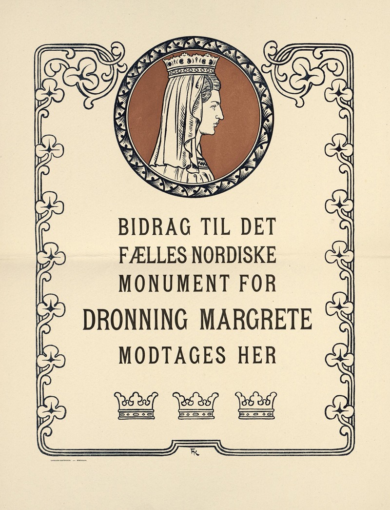 Anonymous - Bidrag til det fælles nordiske monument for dronning Margrete modtages her