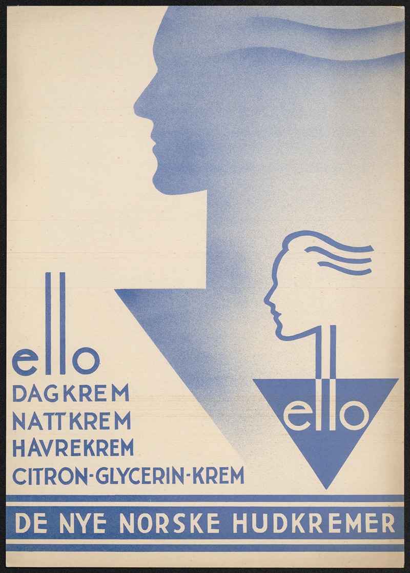 Anonymous - Ello dagkrem, nattkrem, havrekrem, citron-glycerinn-krem. De nye norske hudkremer