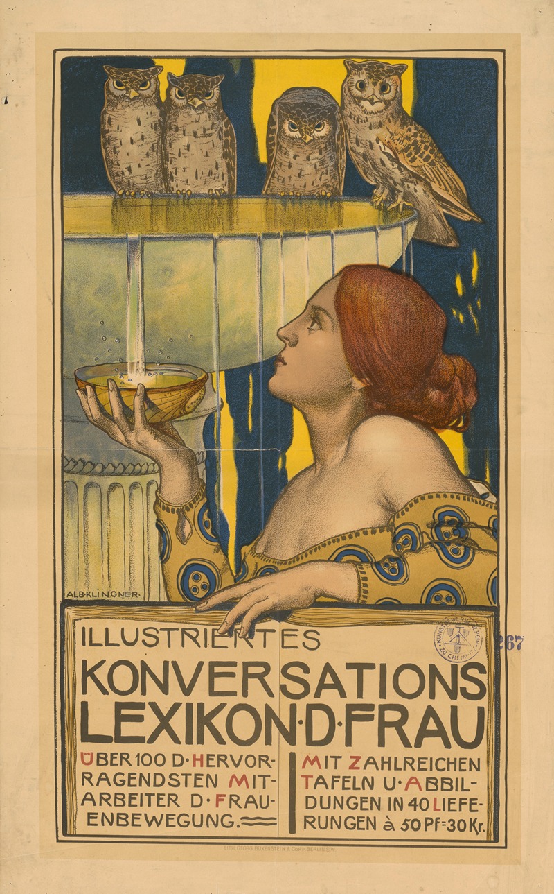 Albert Klingner - Illustriertes Konversations-Lexikon der Frau