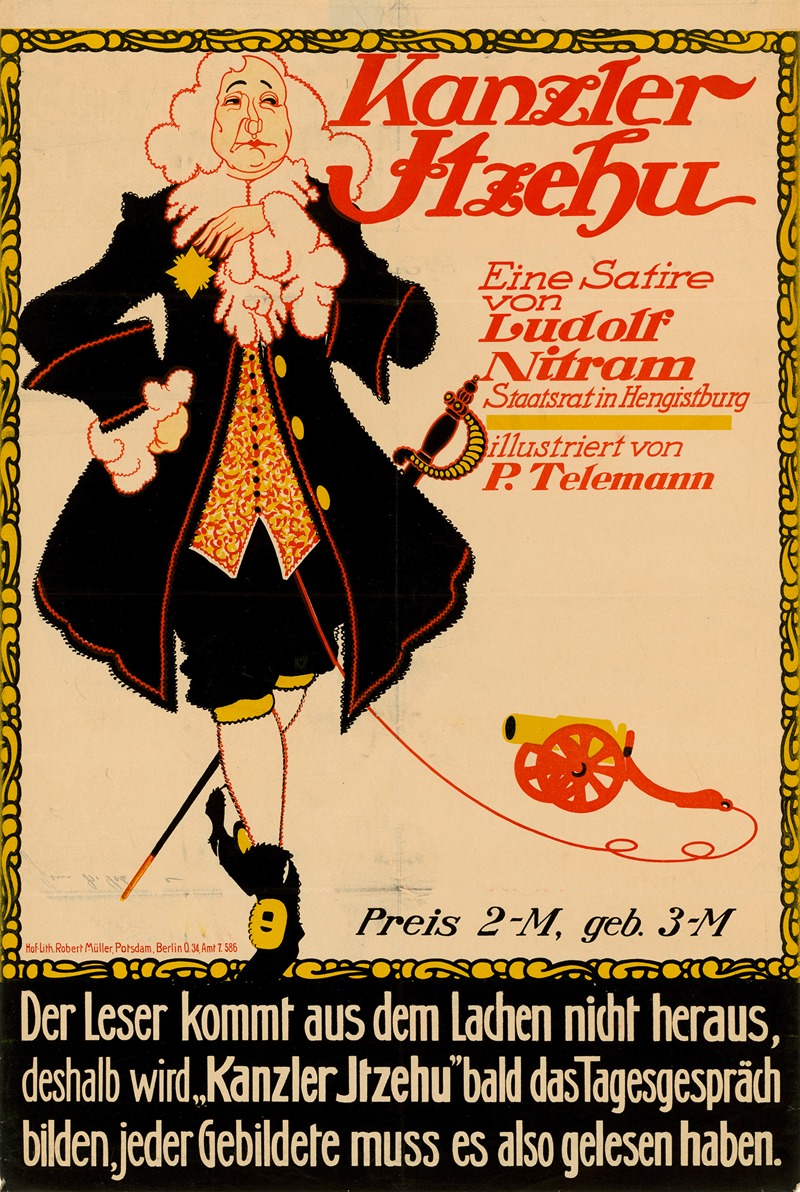 Anonymous - Kanzler Itzehu. Eine Satire von Ludolf Nitram