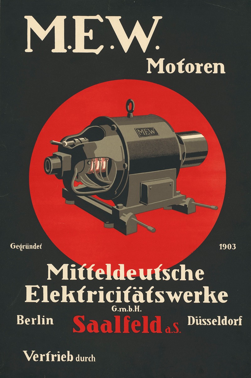 Anonymous - M.E.W. Motoren Mitteldeutsche Elektrizitätswerke GmbH