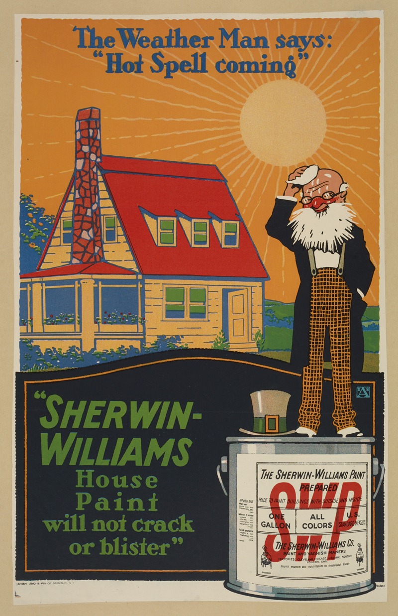 Anonymous - The weather man says; ‘Hot spell coming. Sherwin-Williams house paint […]’