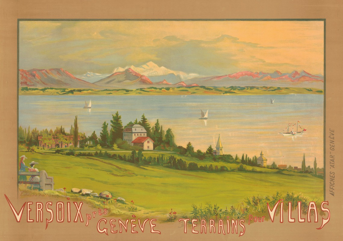 Edmond Viollier - Versoix près Genève. Terrains pour Villas