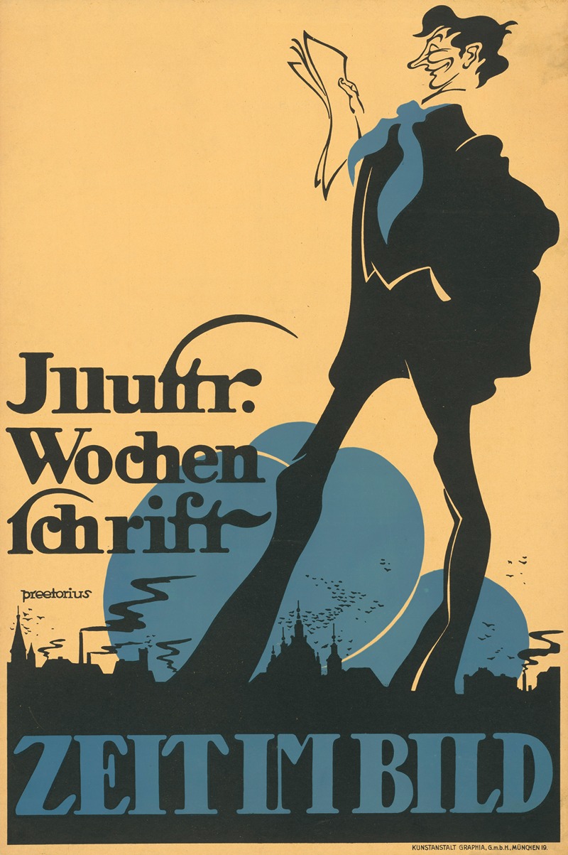 Emil Preetorius - Illustrierte Wochenschrift Zeit im Bild