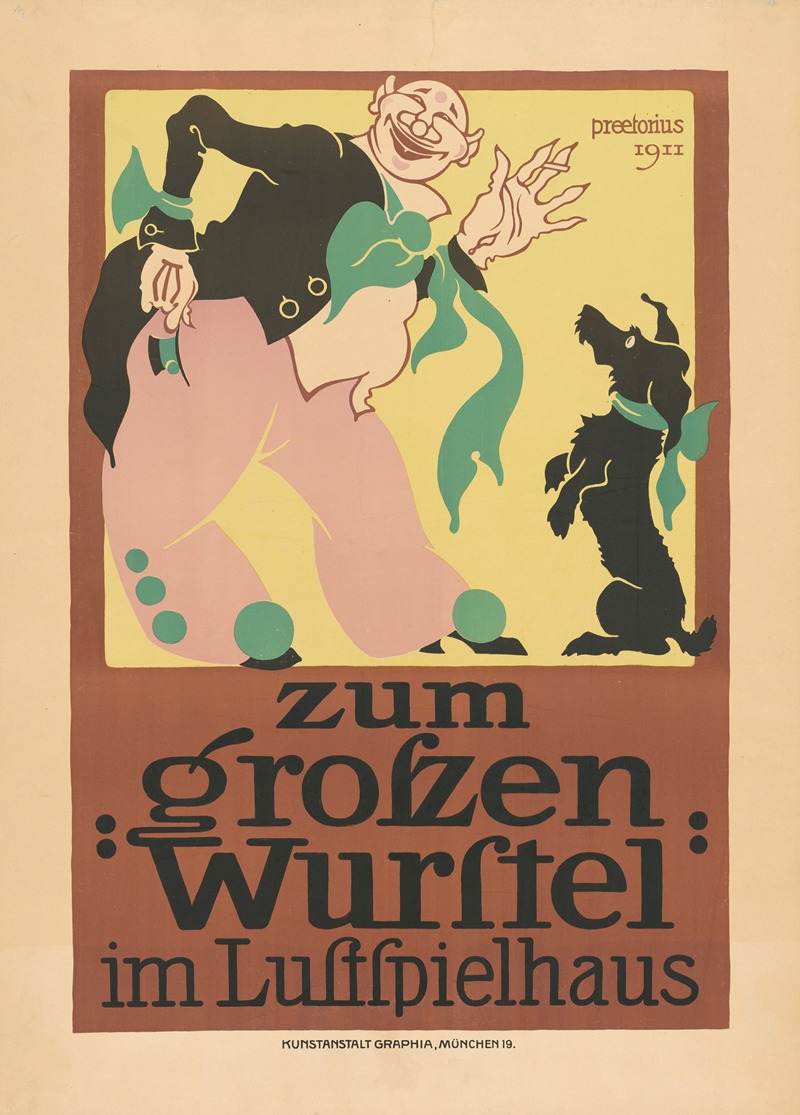 Emil Preetorius - zum großen Wurstel im Lustspielhaus