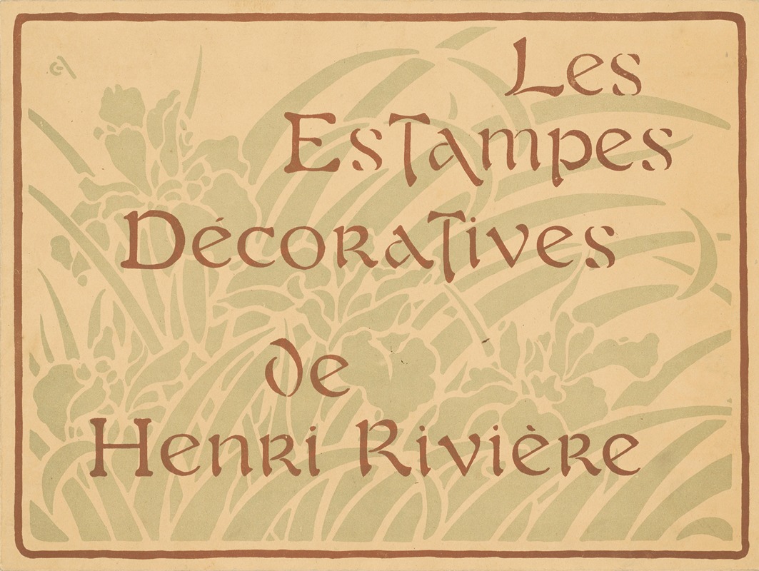 George Auriol - Les Estampes Décoratives de Henri Rivière