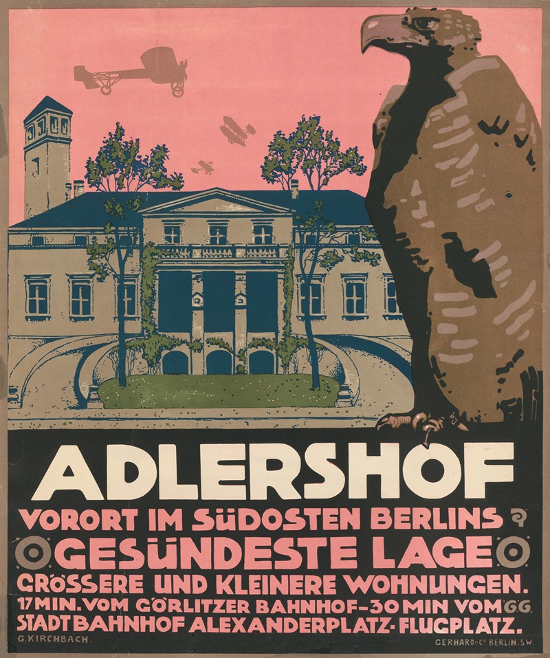 Gottfried Kirchbach - Adlershof Vorort im Südosten Berlins Gesündeste Lage Grössere und kleinere Wohnungen