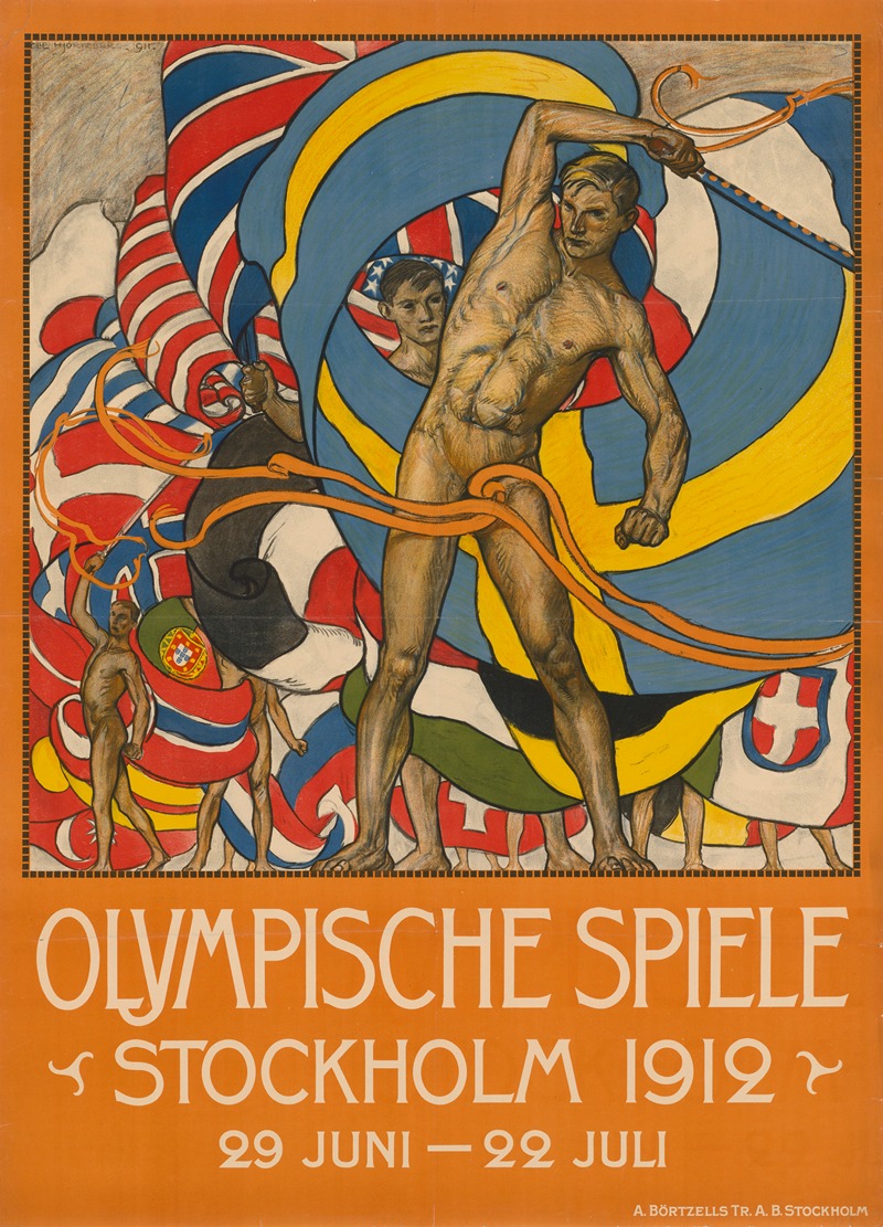 Olle Hjortzberg - Olympische Spiele Stockholm 1912