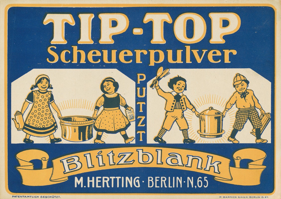 R. Barnick GmbH - TIP-TOP Scheuerpulver putzt Blitzblank