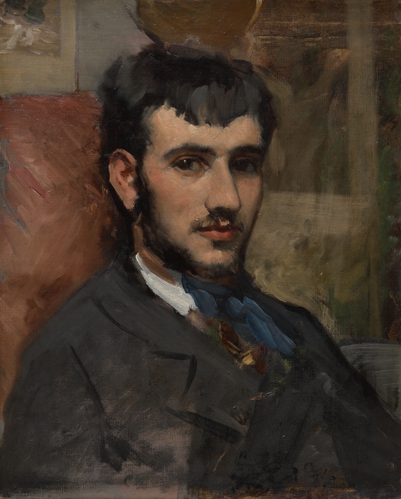 Frédéric Bazille - Portrait of Renoir
