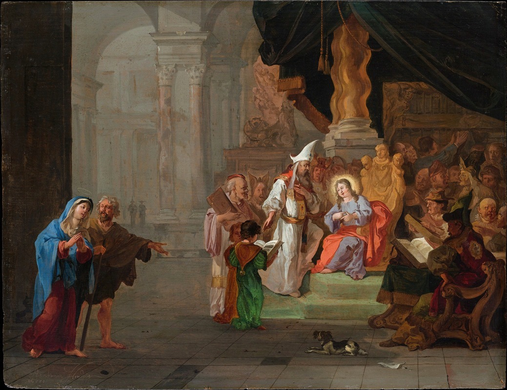Abraham Hondius - Christ among the Doctors