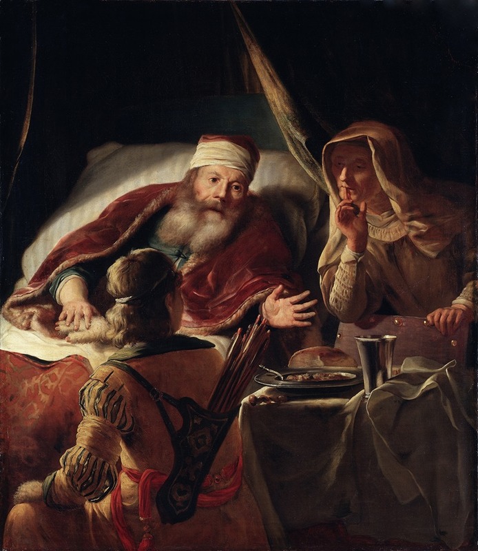 Abraham Van Dijck - Isaac Blessing Jacob