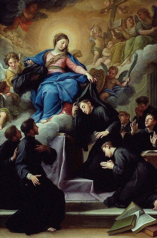 Agostino Masucci - The Madonna with the Seven Founders of the Servite Order