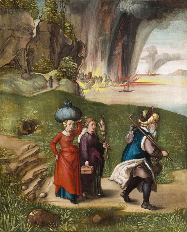 Albrecht Dürer - Lot and His Daughters