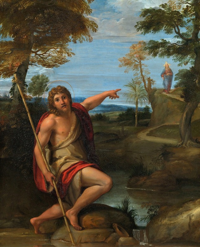 Annibale Carracci - Saint John the Baptist Bearing Witness