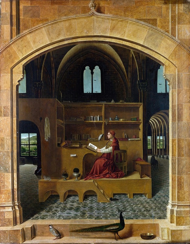 Antonello da Messina - St. Jerome in His Study