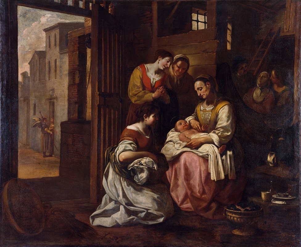 Antoni Viladomat - Birth of Saint Francis