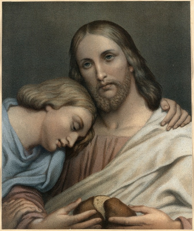 Ary Scheffer - Christ and St. John