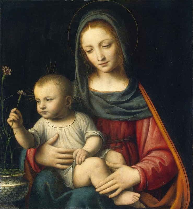 Bernardino Luini - The Madonna of the Carnation