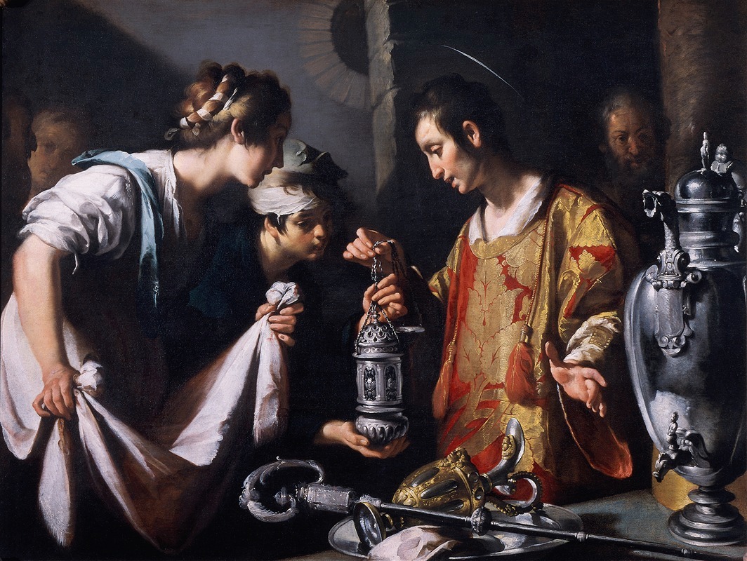 Bernardo Strozzi - St. Lawrence Distributing the Riches of the Church