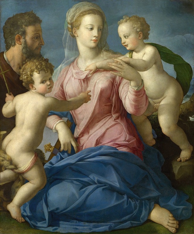 Agnolo Bronzino - The Holy Family with the Infant Saint John the Baptist