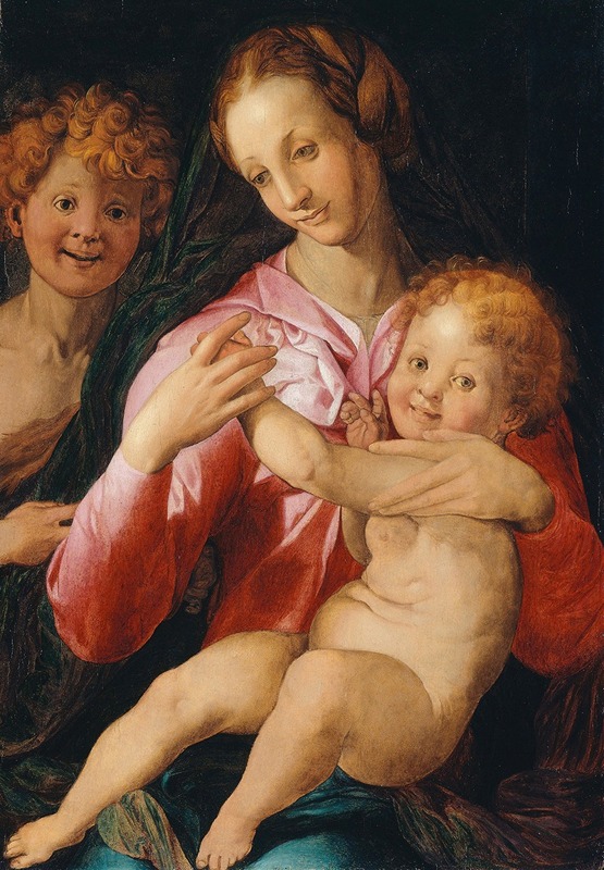 Agnolo Bronzino - Virgin and Child with the Young Saint John the Baptist
