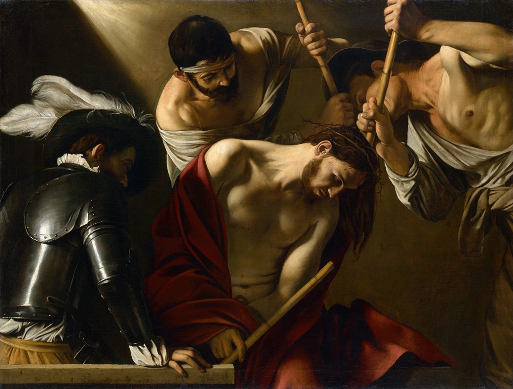 Caravaggio - The Crowning with Thorns